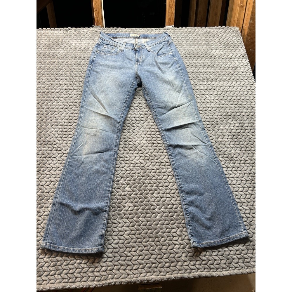 Levi's 529 Curvy Bootcut Jeans Womens Size 4M Blue Stretch Denim